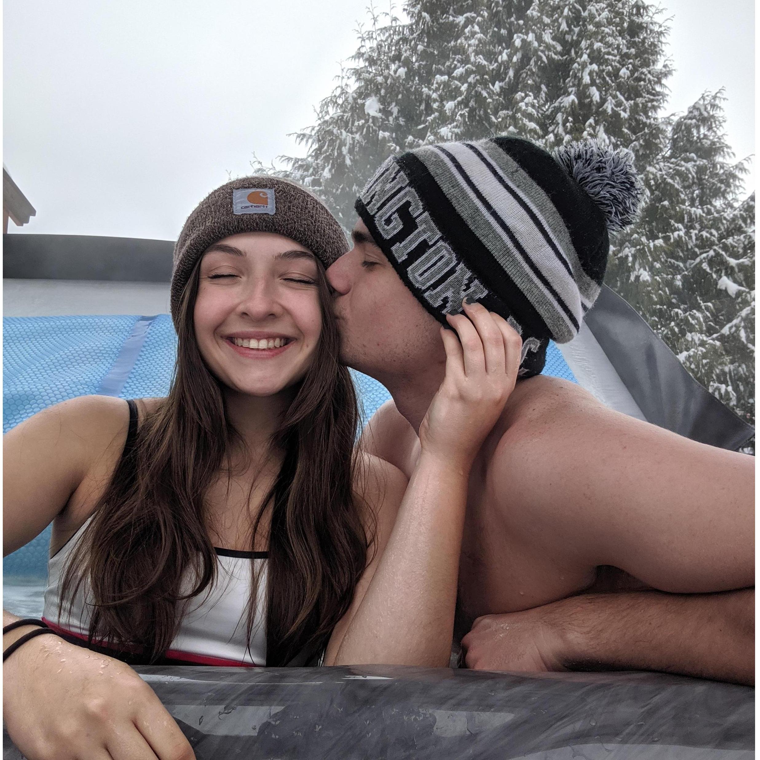 Hot tub in the snow anyone?- February 2021