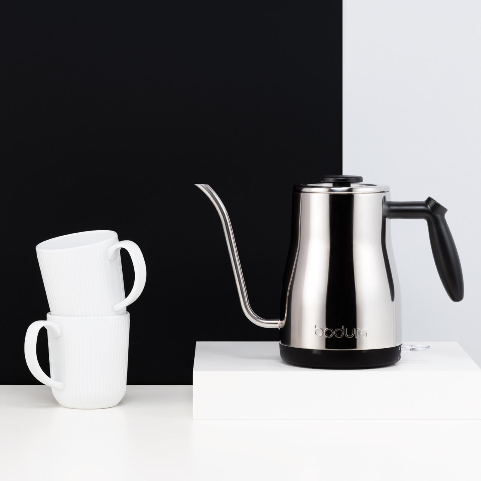 Pour-Over Coffee Gooseneck Kettle, Size: 12 oz, Silver