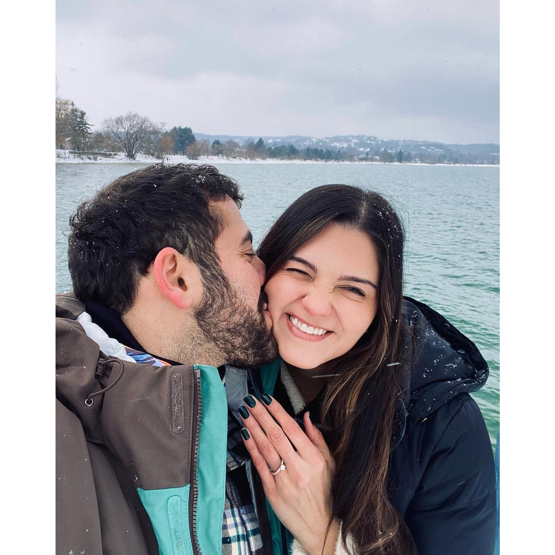 This was the day we got engaged! 