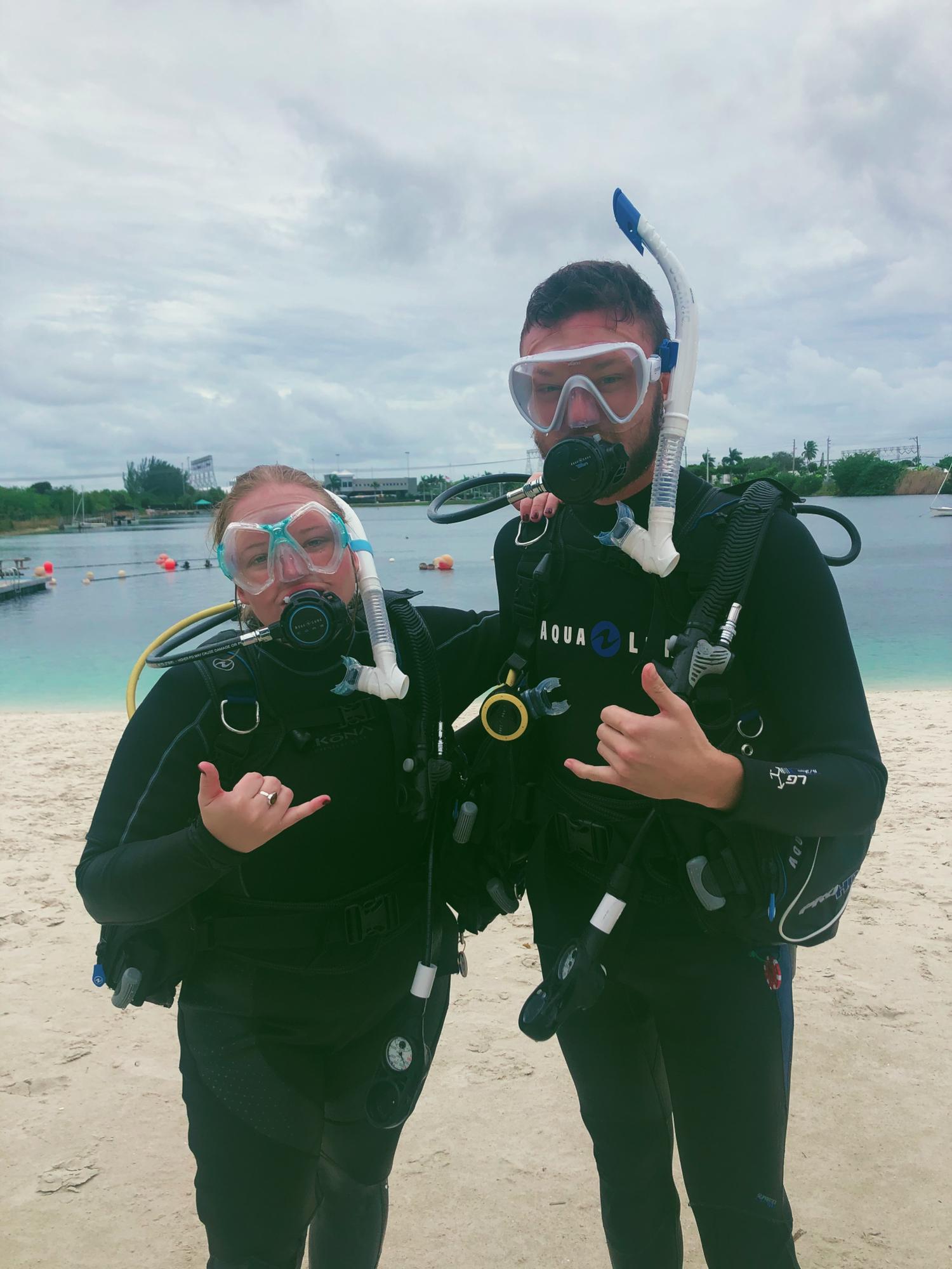 Getting our scuba certifications, Florida | 2020