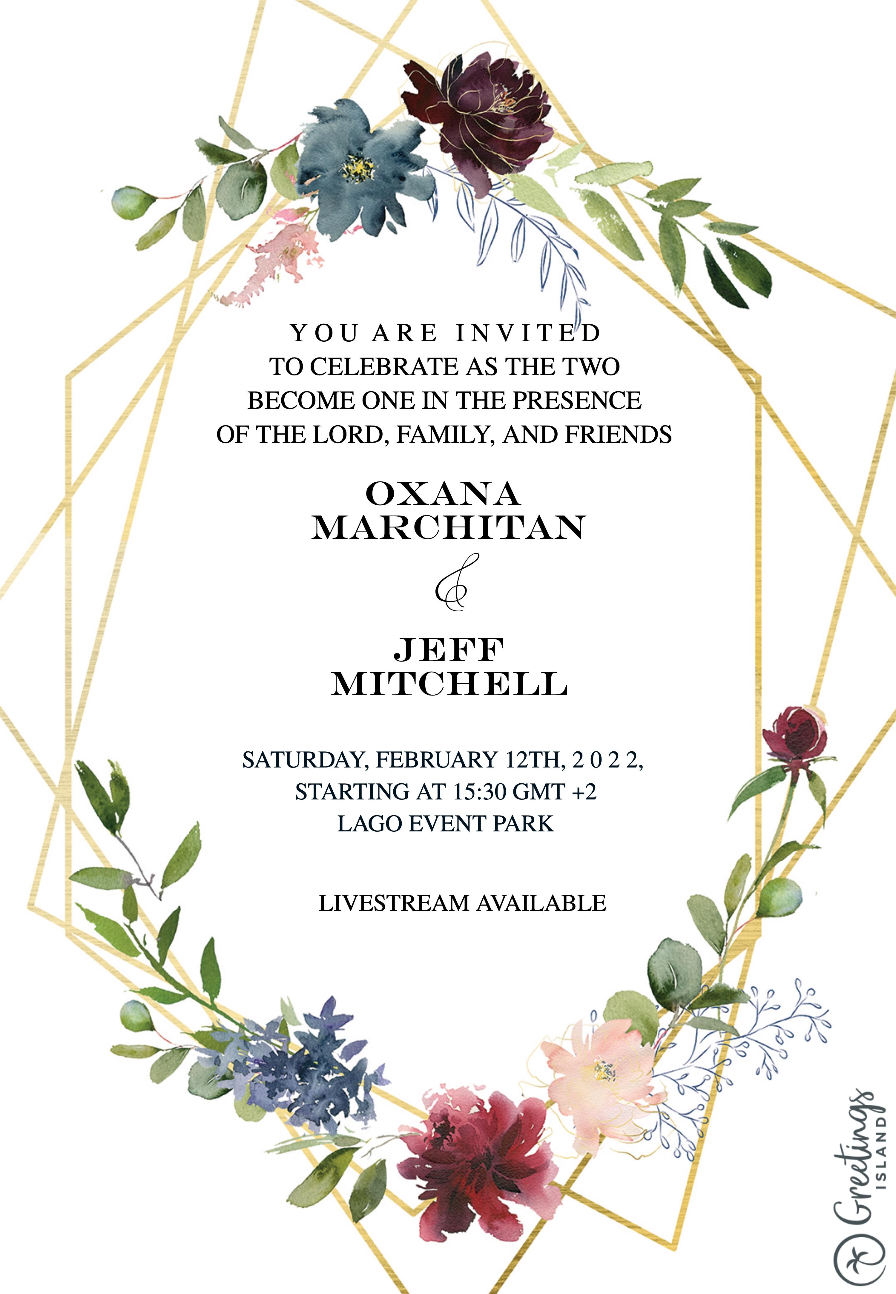The Wedding Website of Jeff Mitchell and Oxana Marchitan