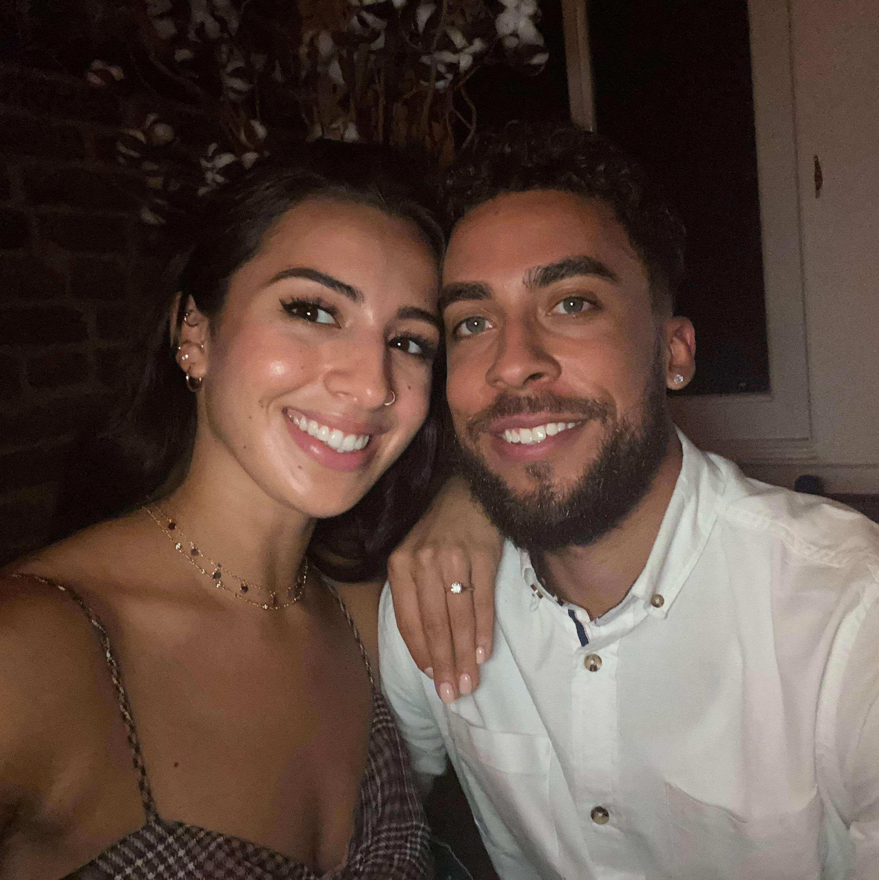 The night we got engaged!