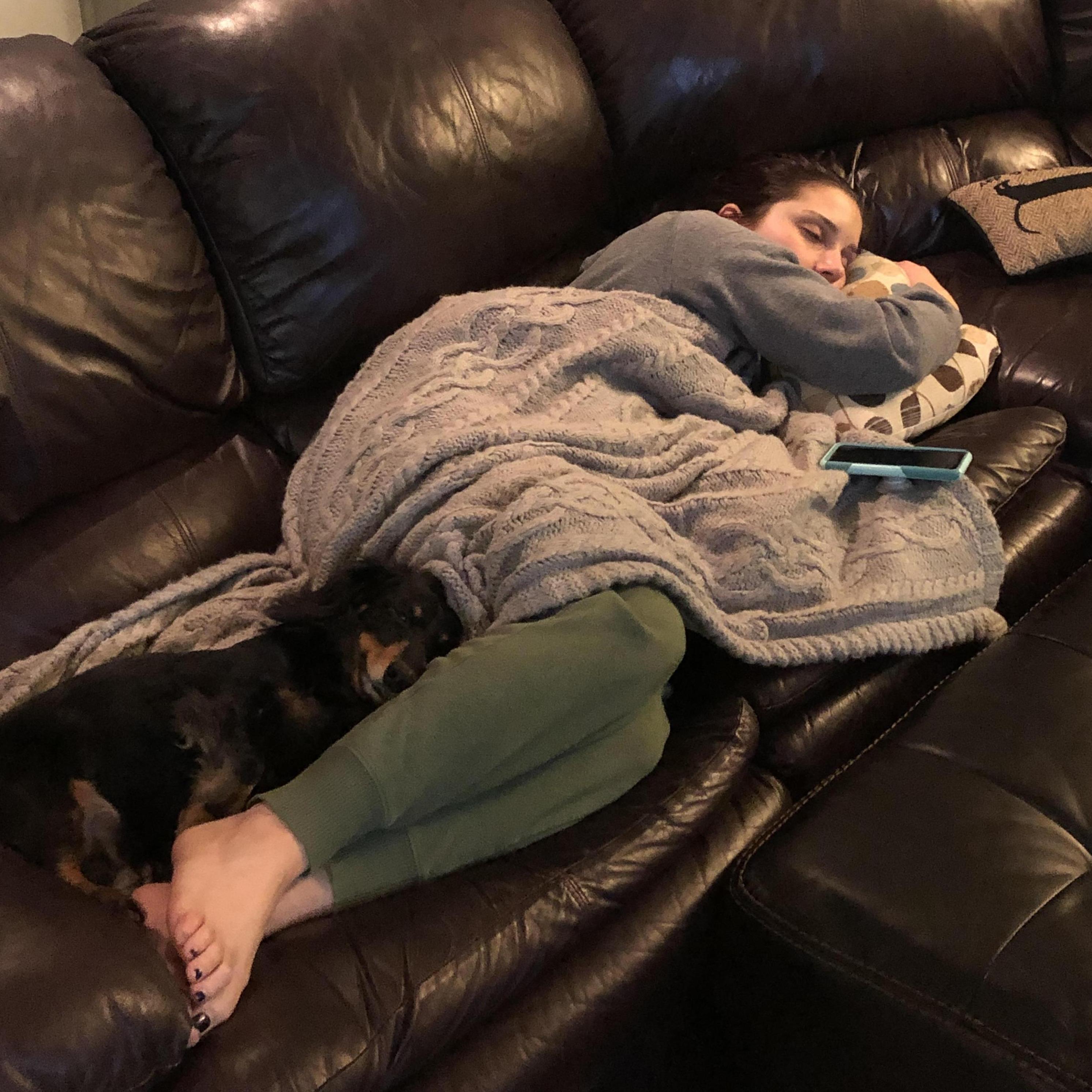But CoCo enjoys Steph snuggles too!