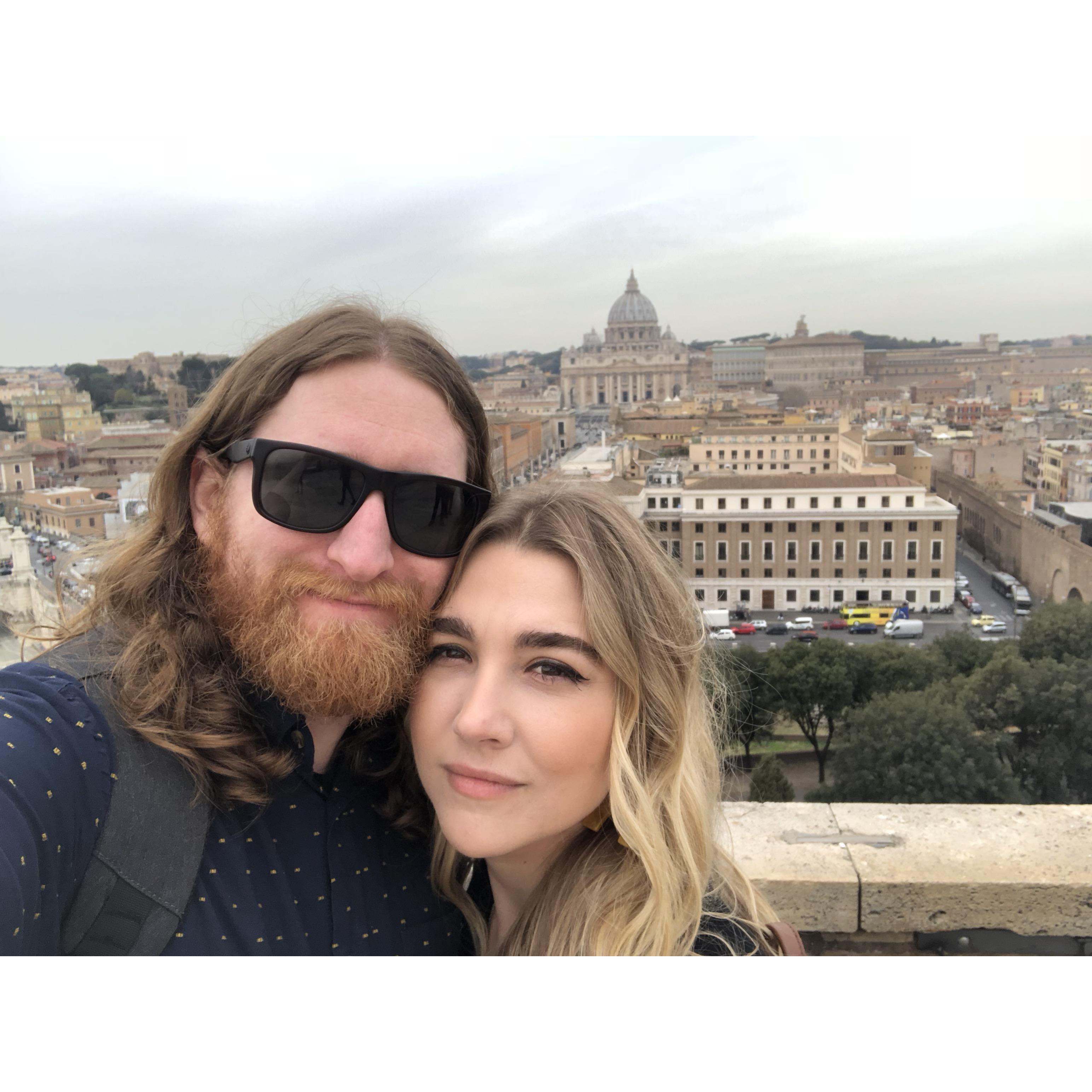 Being tourists in Rome- SO sleepy