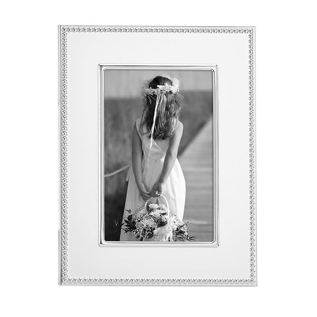 Reed & Barton Reed and Barton Lyndon Silverplate 4" X 6" Photo Frame, 1.15 LB, Metallic