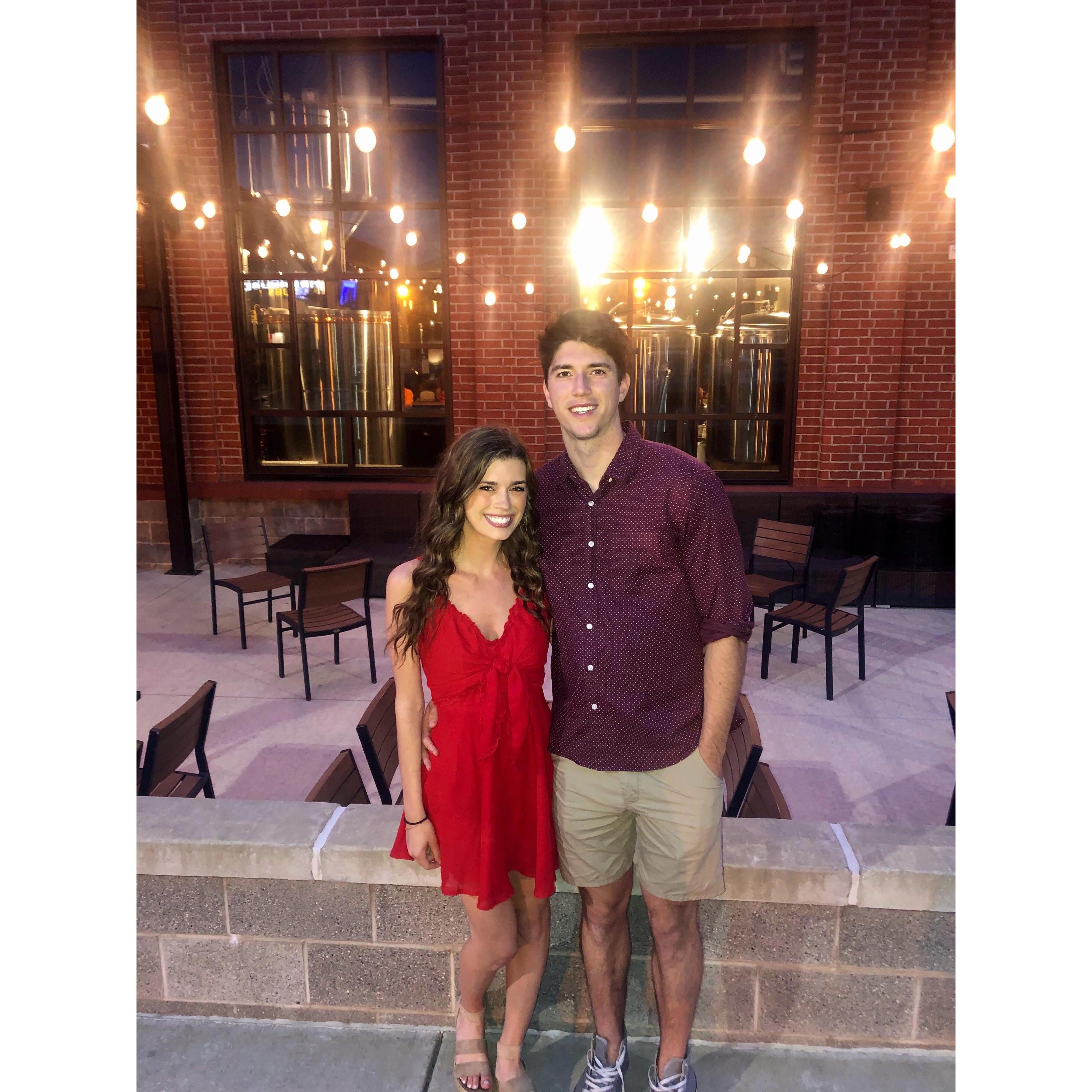 Our first picture as a couple :)