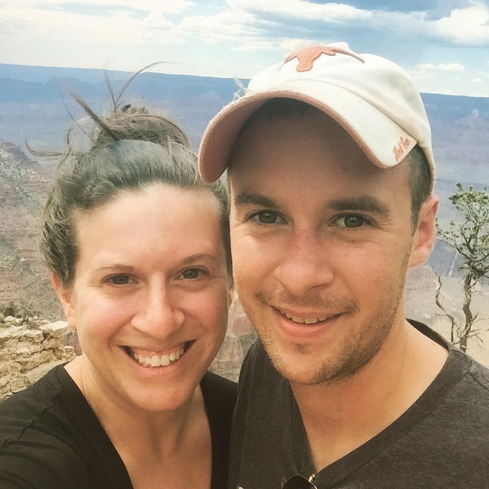 Tim and I at the Grand Canyon.