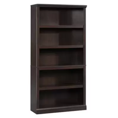 Sauder® 5-Shelf Split Bookcase - Jamocha Wood