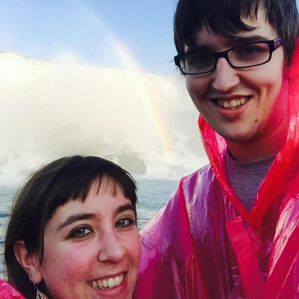 Maria and Jeff's summer 2015 road trip brought them to Niagara Falls to have their Jim and Pam moment!