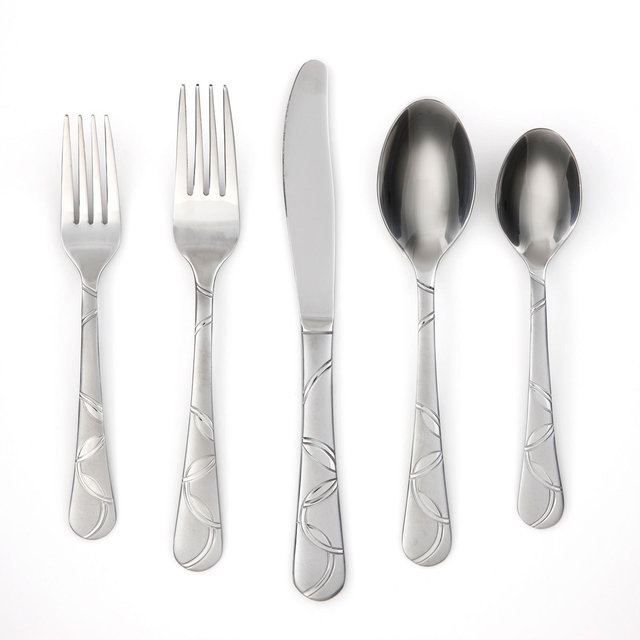 Cambridge Felicity Sand 20-Piece Flatware Set, Service for 4