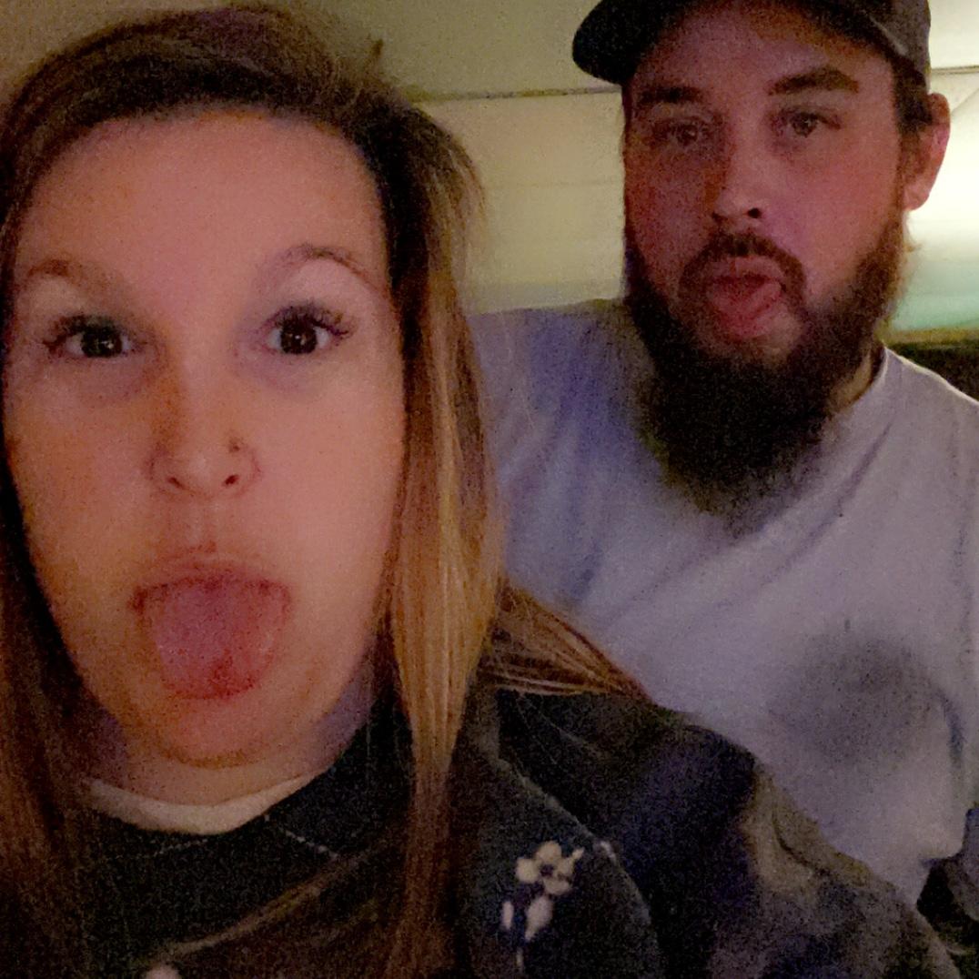 He came over to celebrate Mom's birthday with steak and crab legs.
