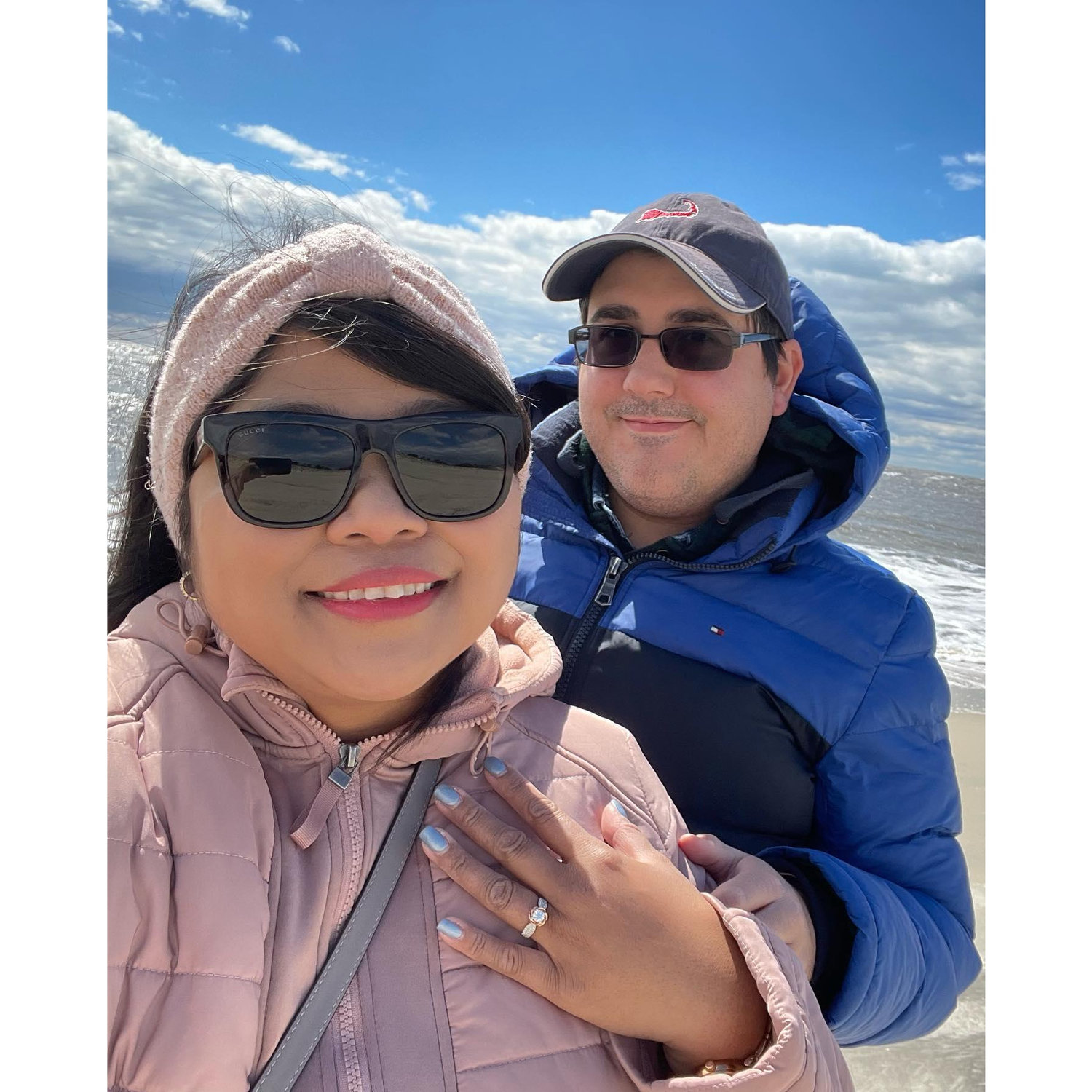 We got engaged in Cape May.