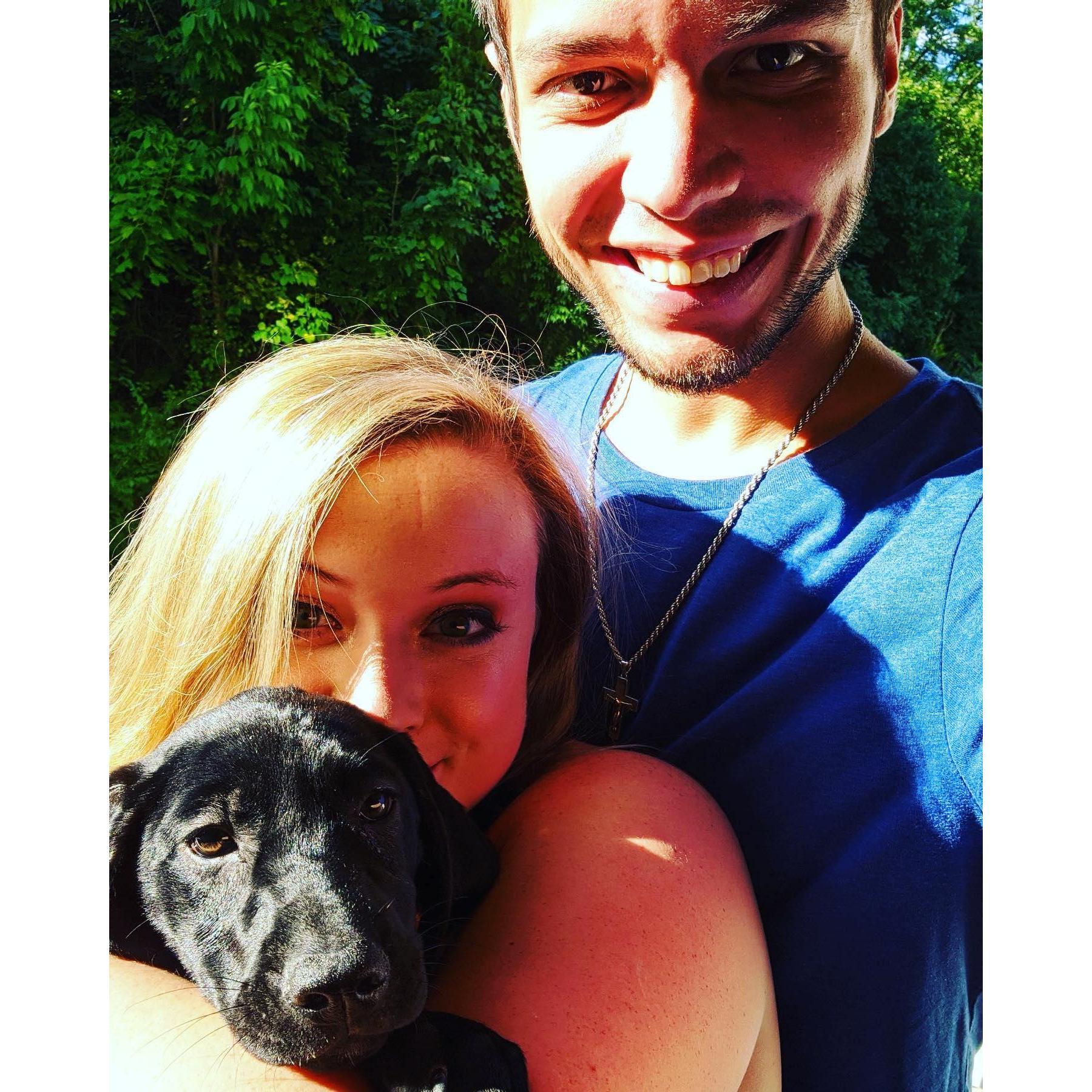 The day we brought home our sweet girl!