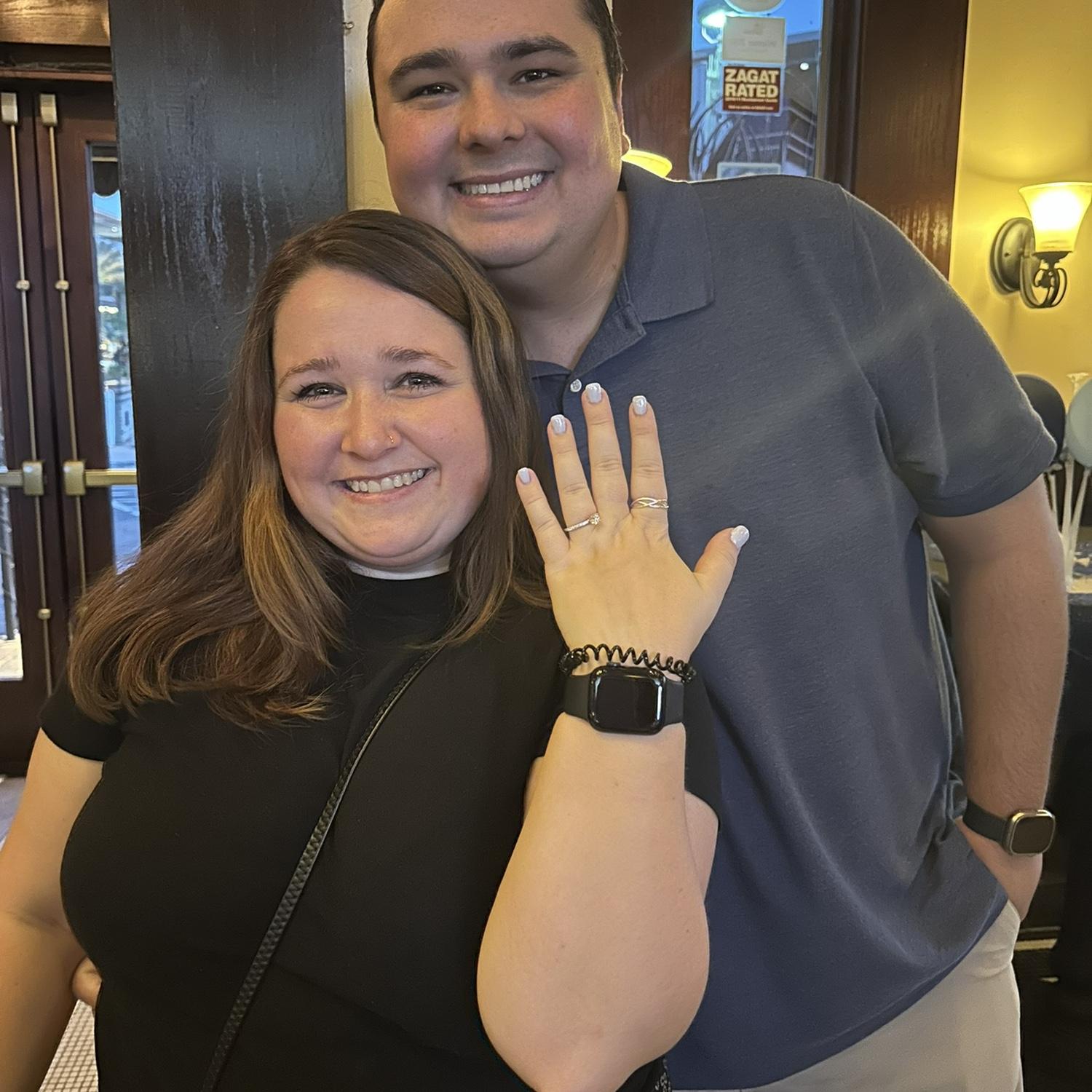 Night we got engaged!