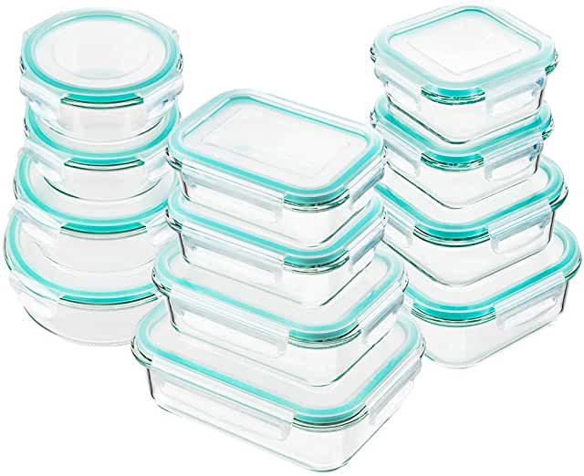 Bayco Glass Food Storage Containers [24 Piece]