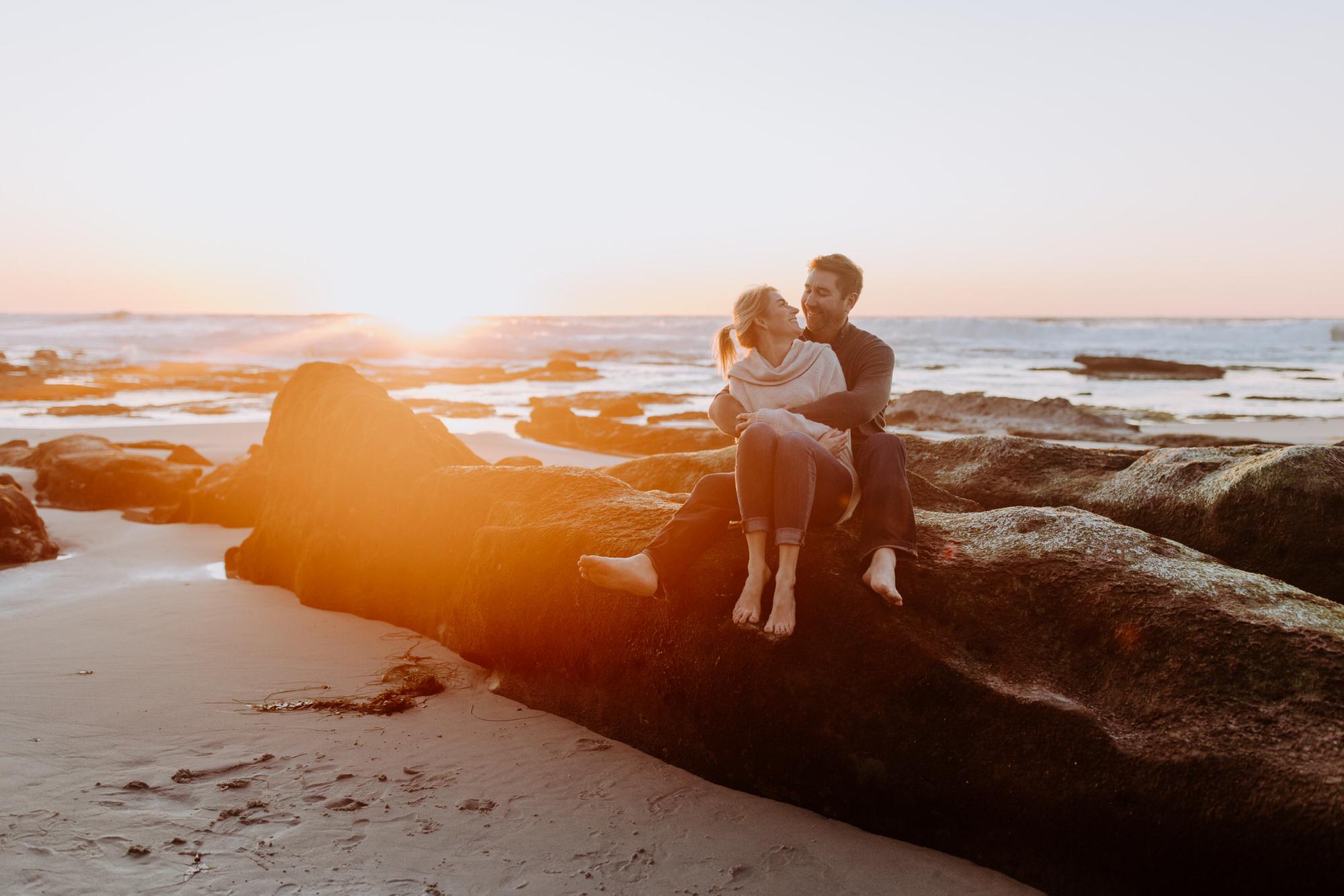 Engagement shoot in La Jolla... Set up by Ryan!