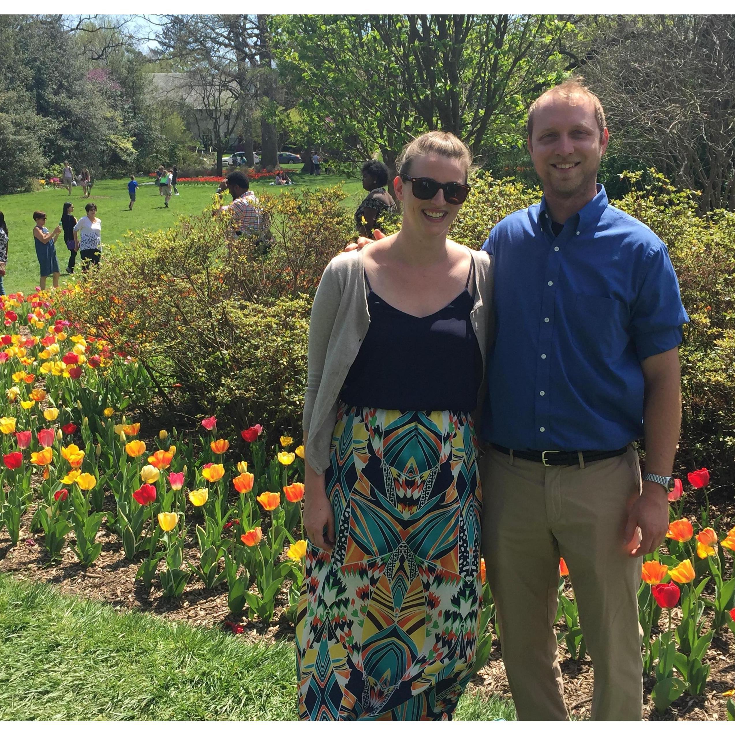 Easter at Sherwood Gardens, 2017