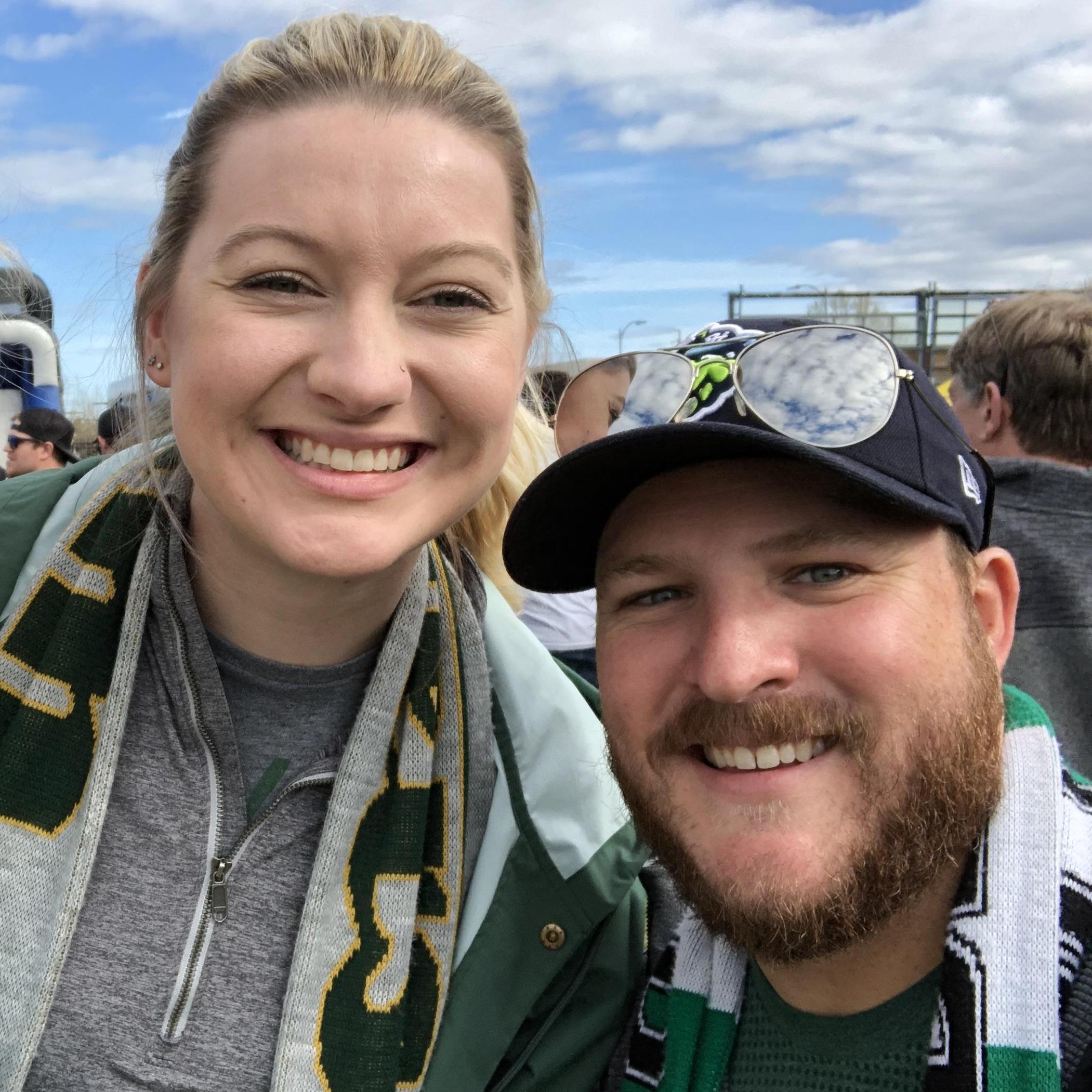 Supporting our Timbers on the road in San Jose! GO TIMBERS! (April 2019)