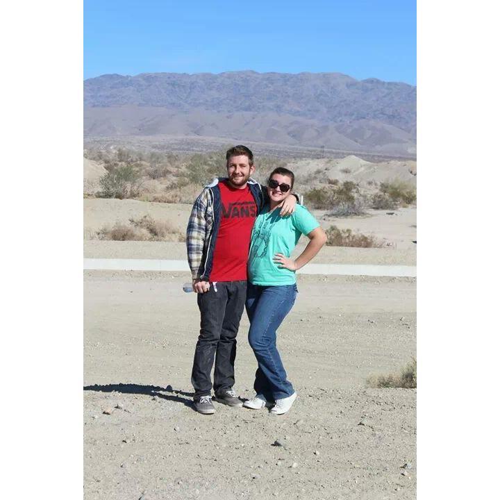 First camping trip together at the Salton Sea