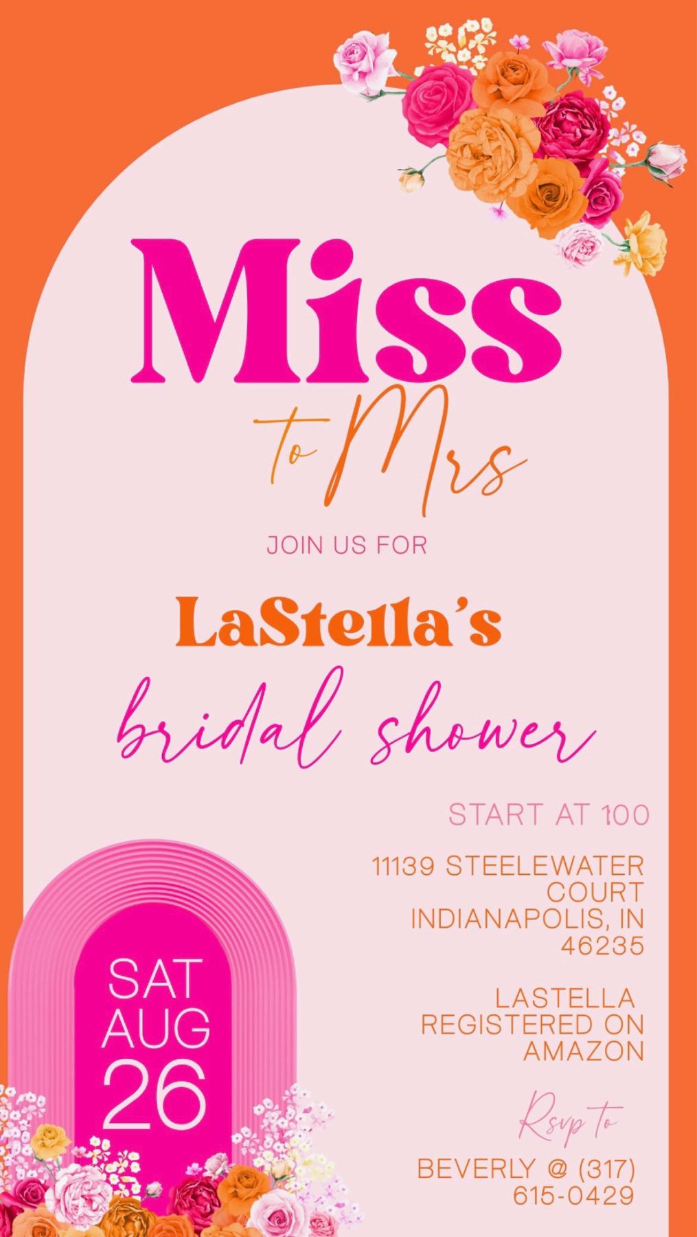 All are invited to Stella’s Bridal Shower
