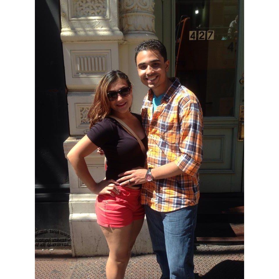 Visiting NYC together the first time 2014