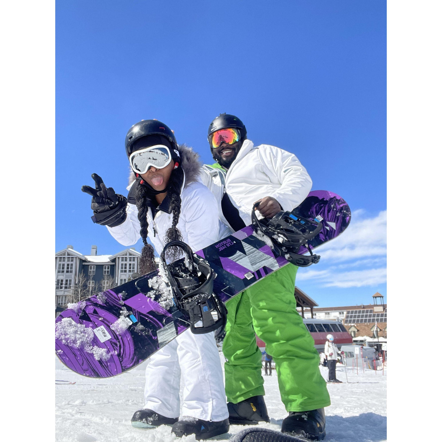 Our 2nd ski trip together in Park City, Utah.