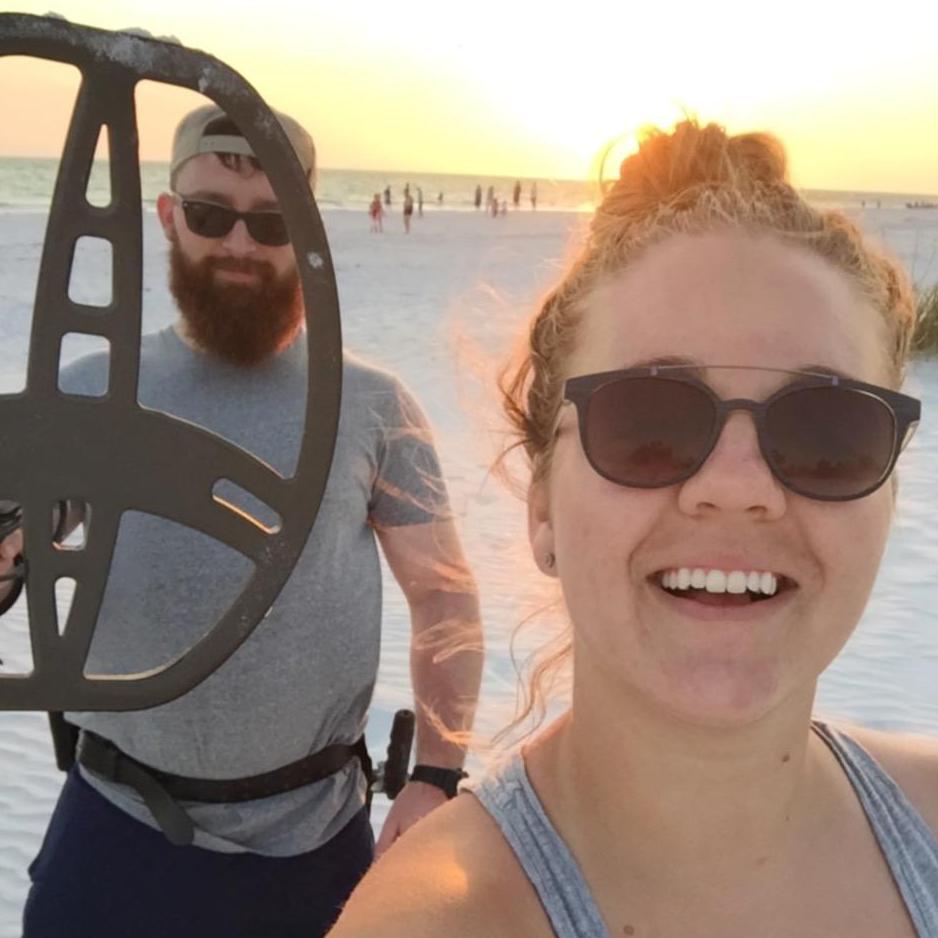 May 2017 - Treasure hunting on the Weisheit family vacation to Anna Marie Island