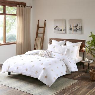 Stella Dot 3-Piece Cotton Percale Duvet Cover Mini Set