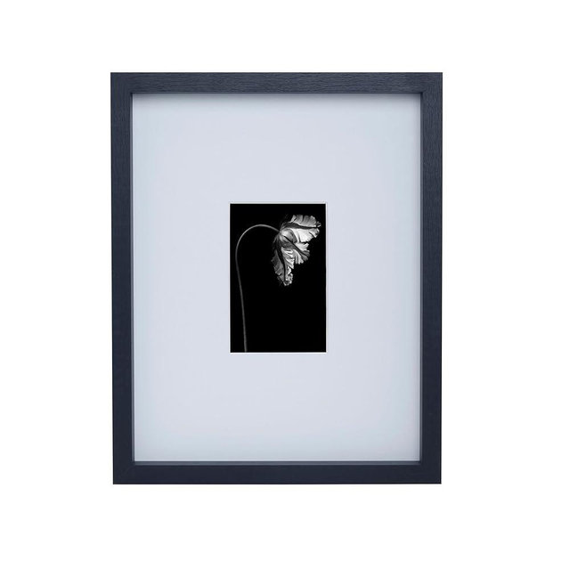 Mikasa Wood Gallery Wall Frame, 11x14 Matted to 4x6, 12x1.57x15 Inch, Black