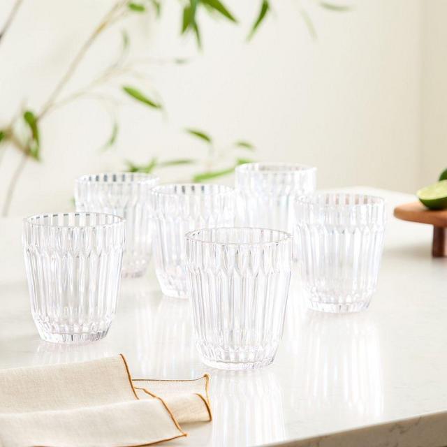 Archie Drinkware Set of 6 DOF Clear