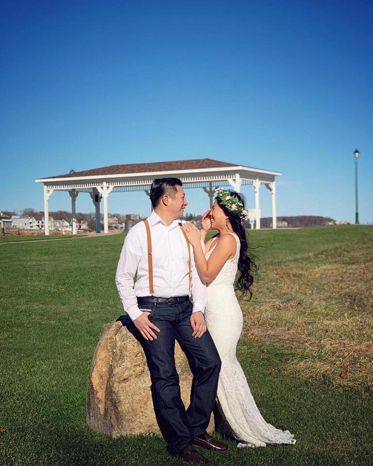 Our engagement shoot. Who else tries to do photos by the beach in Maine when its 21 degrees outside?!