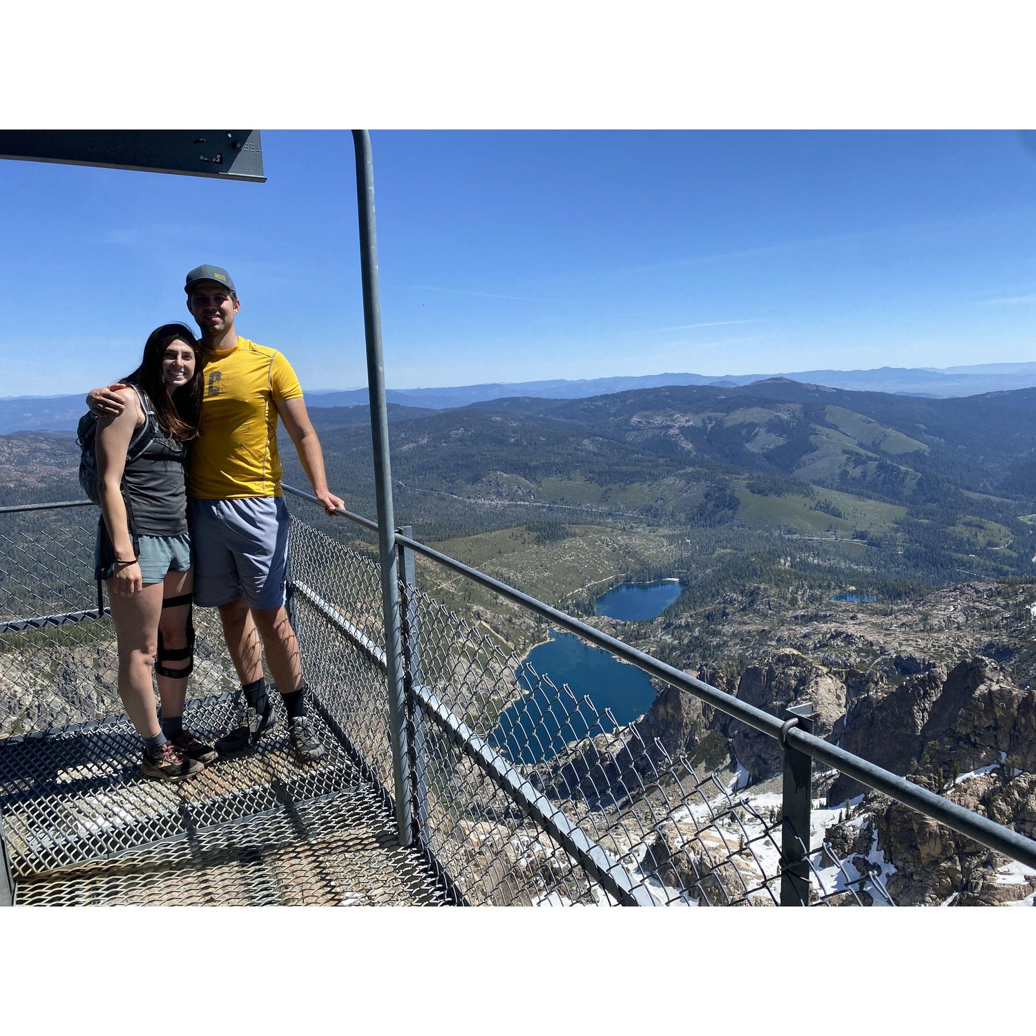 When we first started dating, this was Jordan's bucket list hike!