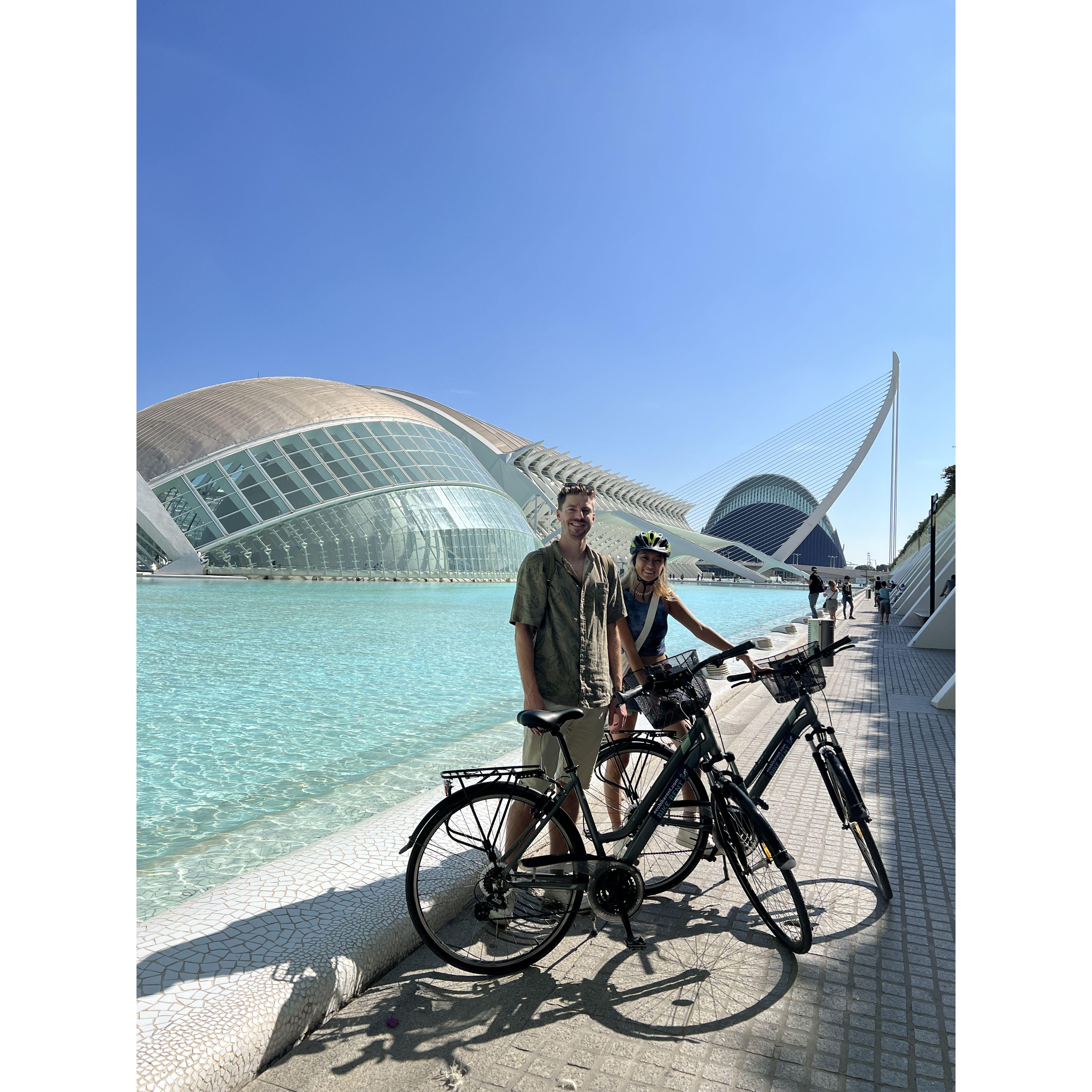 Once we win the lottery, you can find us biking around in Valencia, Spain