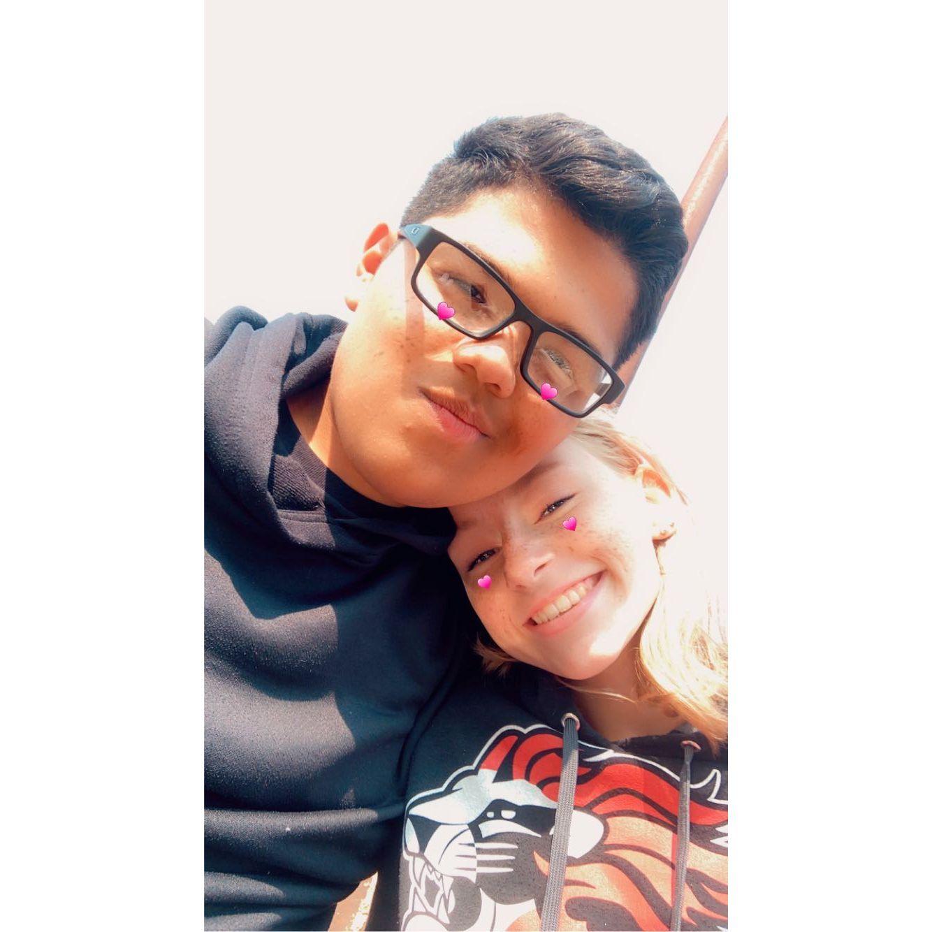 One of our first selfies from November 2020.