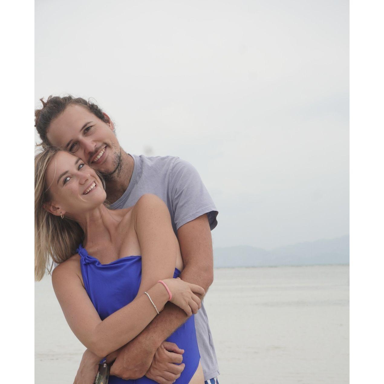 "Just the two of us, creating memories in foreign lands..." Beach photoshoots in Koh Phangan, Thailand