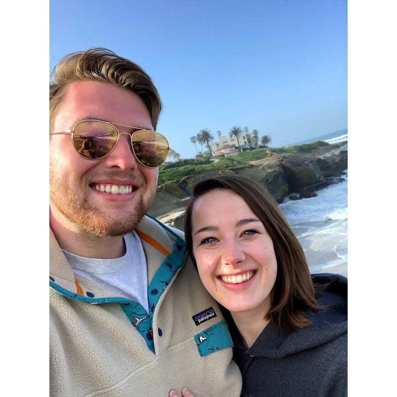 One of my favorite photos of us, from our trip to San Diego spring of 2019