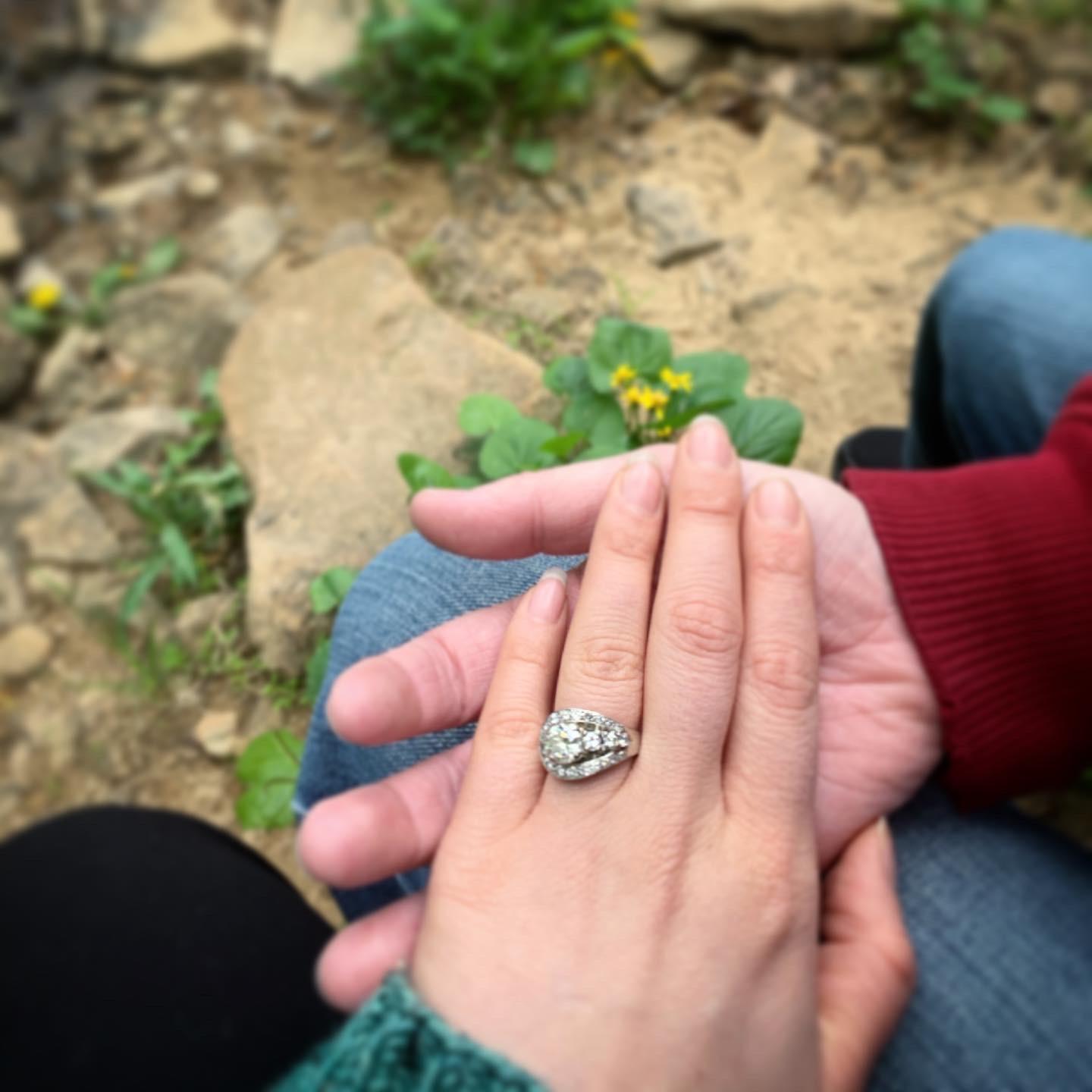 The engagement ring