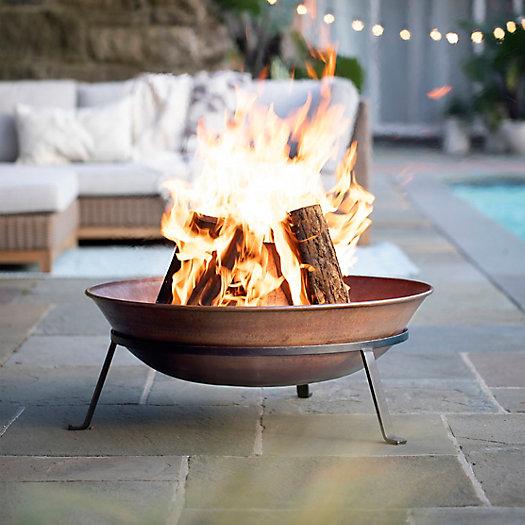 Copper Dish Fire Pit
