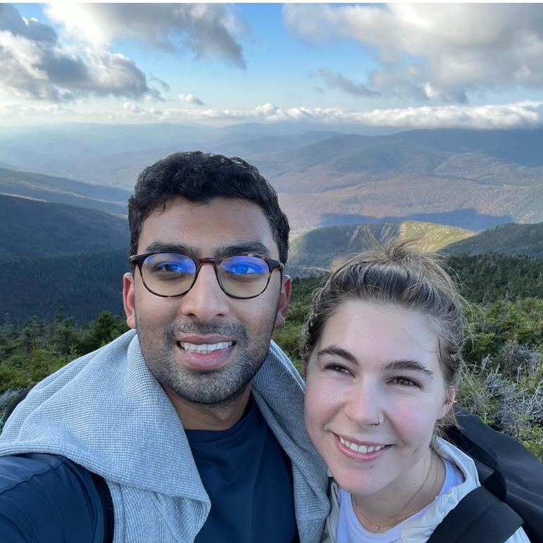 Hiking in the White Mountains, just outside of Boston!