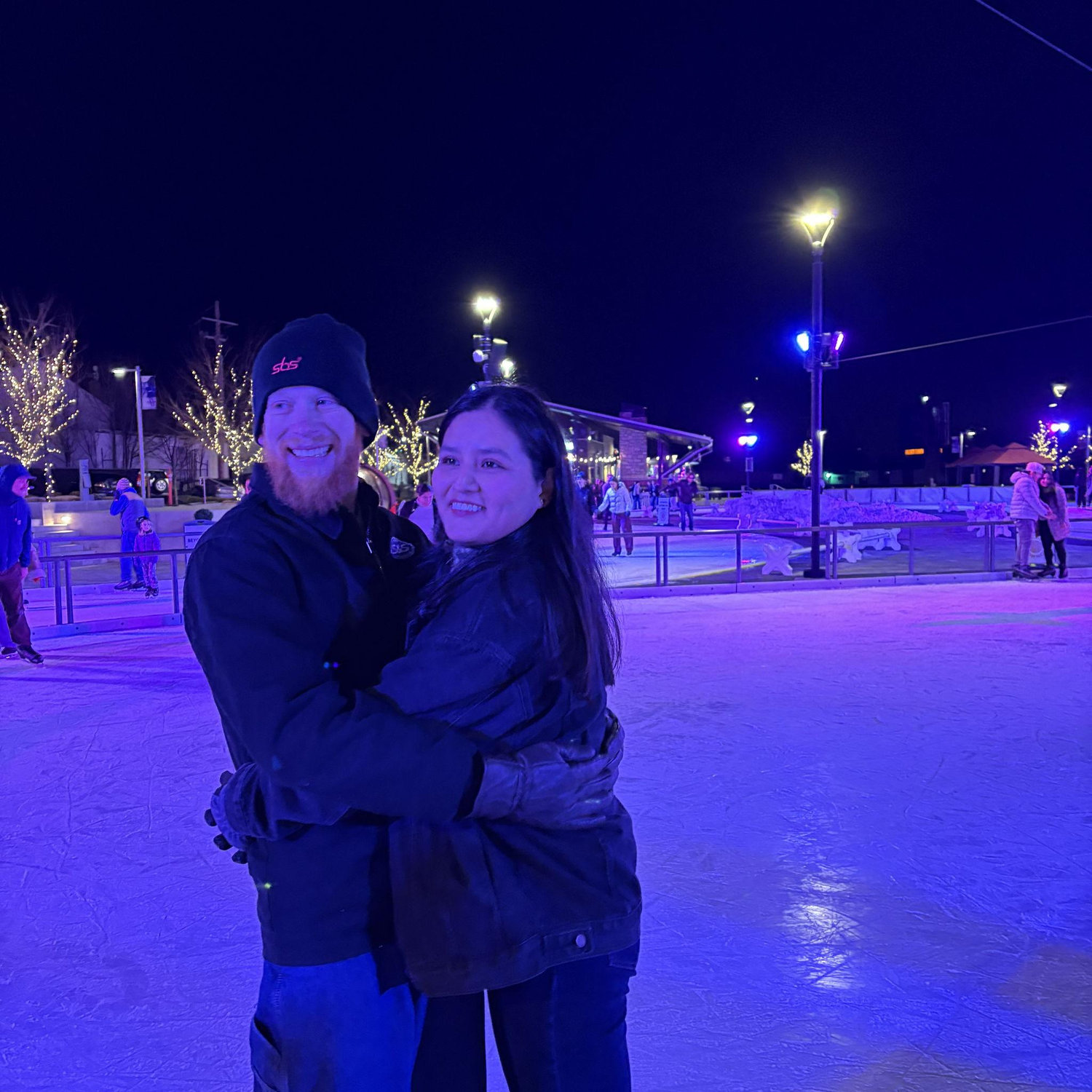 First ice-skating!!