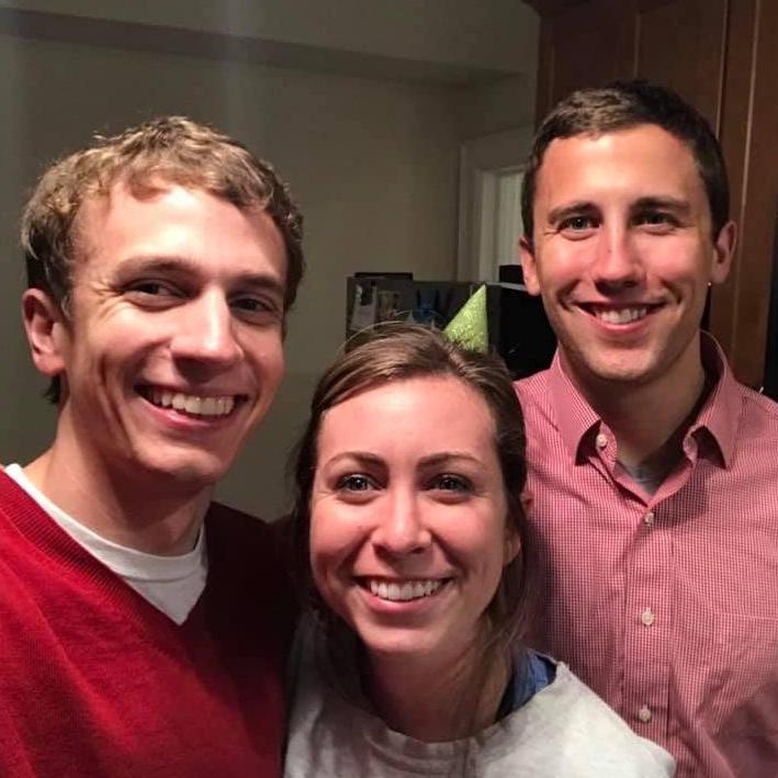 Kev and Alex's last night in their first RVA apartment. Cal was a frequent visitor for pizza and movies.