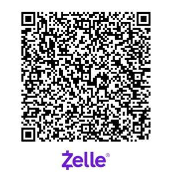 (Zelle: 682-465-0134) Scan QR code, feel free to contribute through either Vyrnie’s or Hayden’s account—both go to the same place and support our wedding registry. Thank you!!!