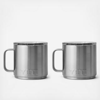 Rambler 14 oz. Stackable Mug with Magslider Lid, Set of 2