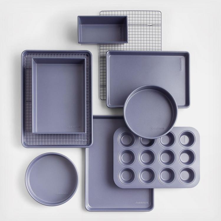 Crate & Barrel Slate Blue Extra-Large Sheet Pan and Cooling Rack Set, Crate & Barrel in 2023