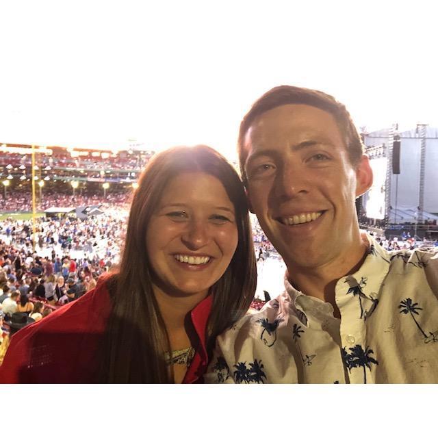 Our last picture living in Boston before we made the leap to NYC. Our last hurrah was a bucket-list event-- Zac Brown Band at Fenway Park!