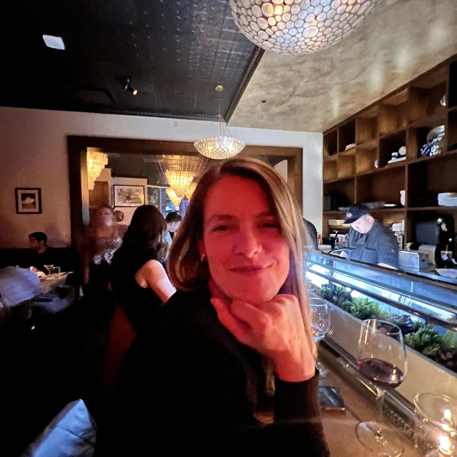Fancy sushi Boston birthday dinner.