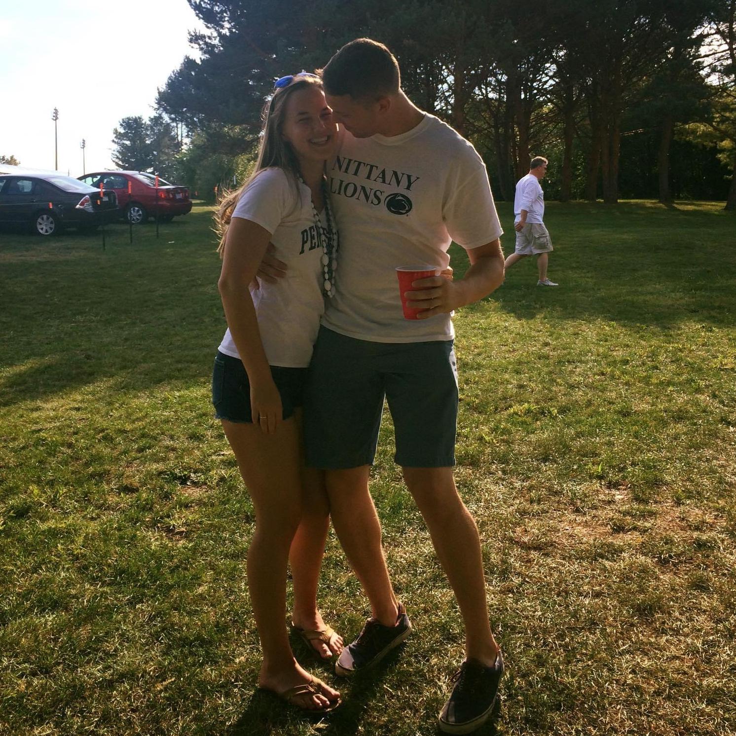 One of many fun Penn State tailgates together