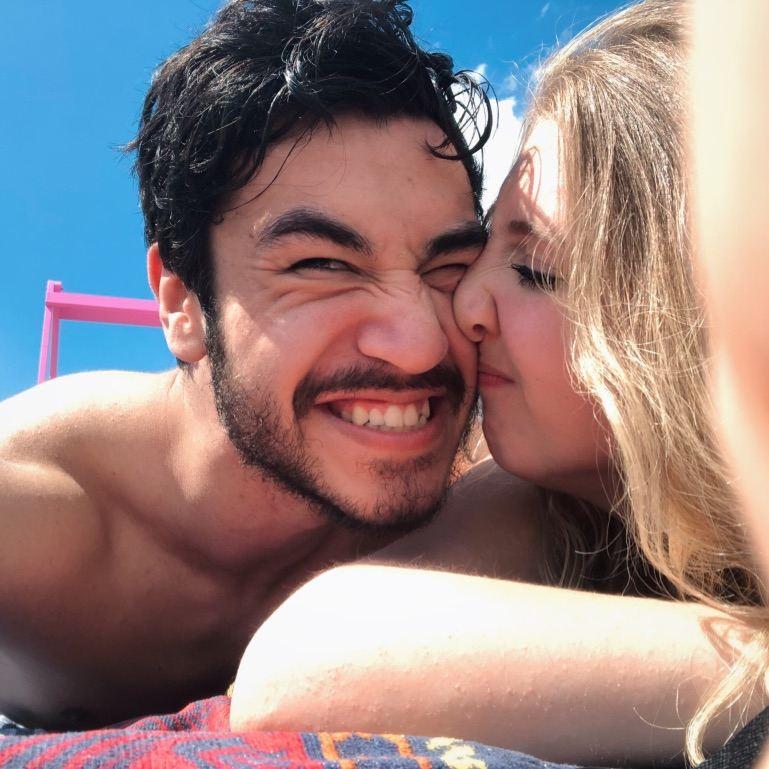 First beach day together :)