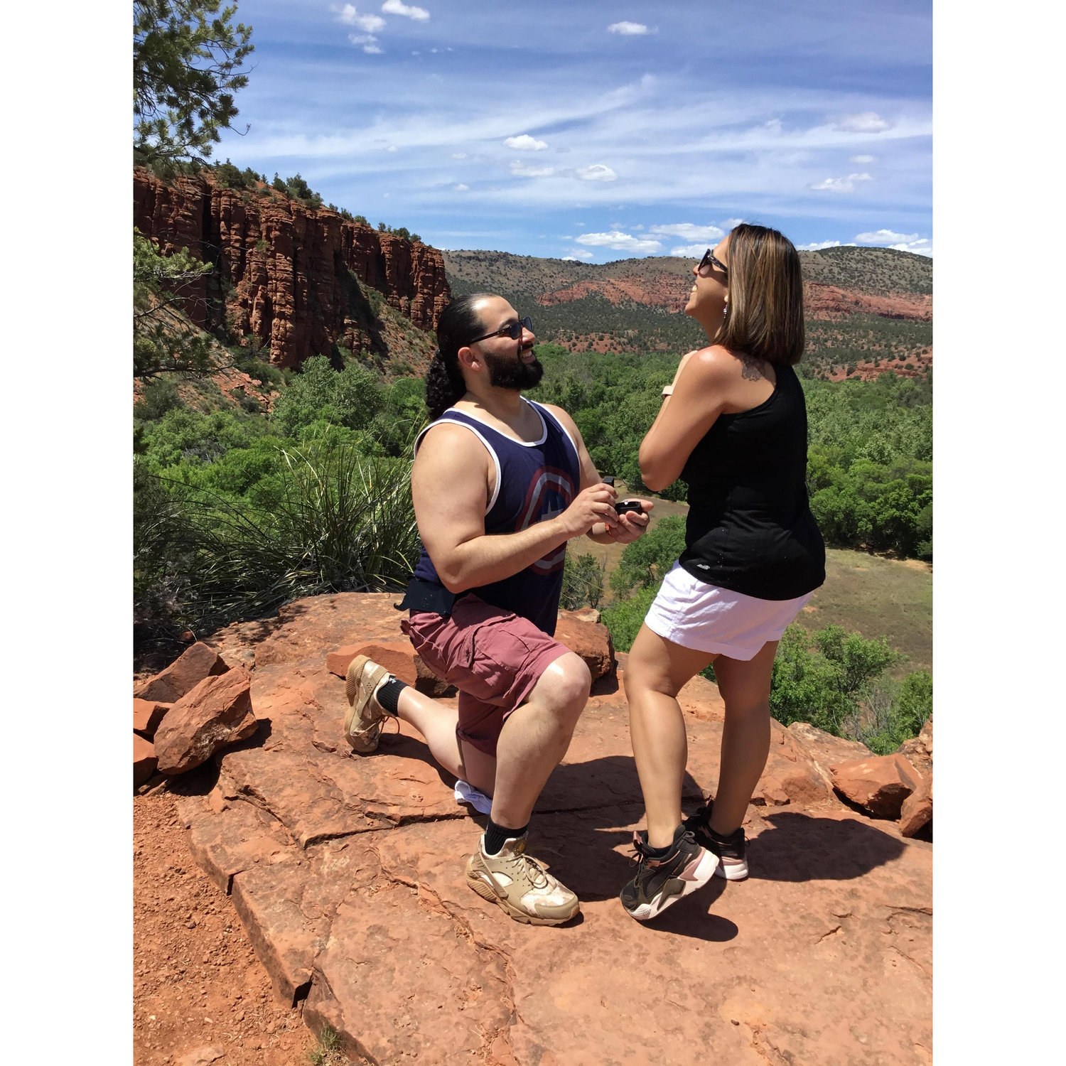 May 18, 2019. Officially engaged after 4 years.