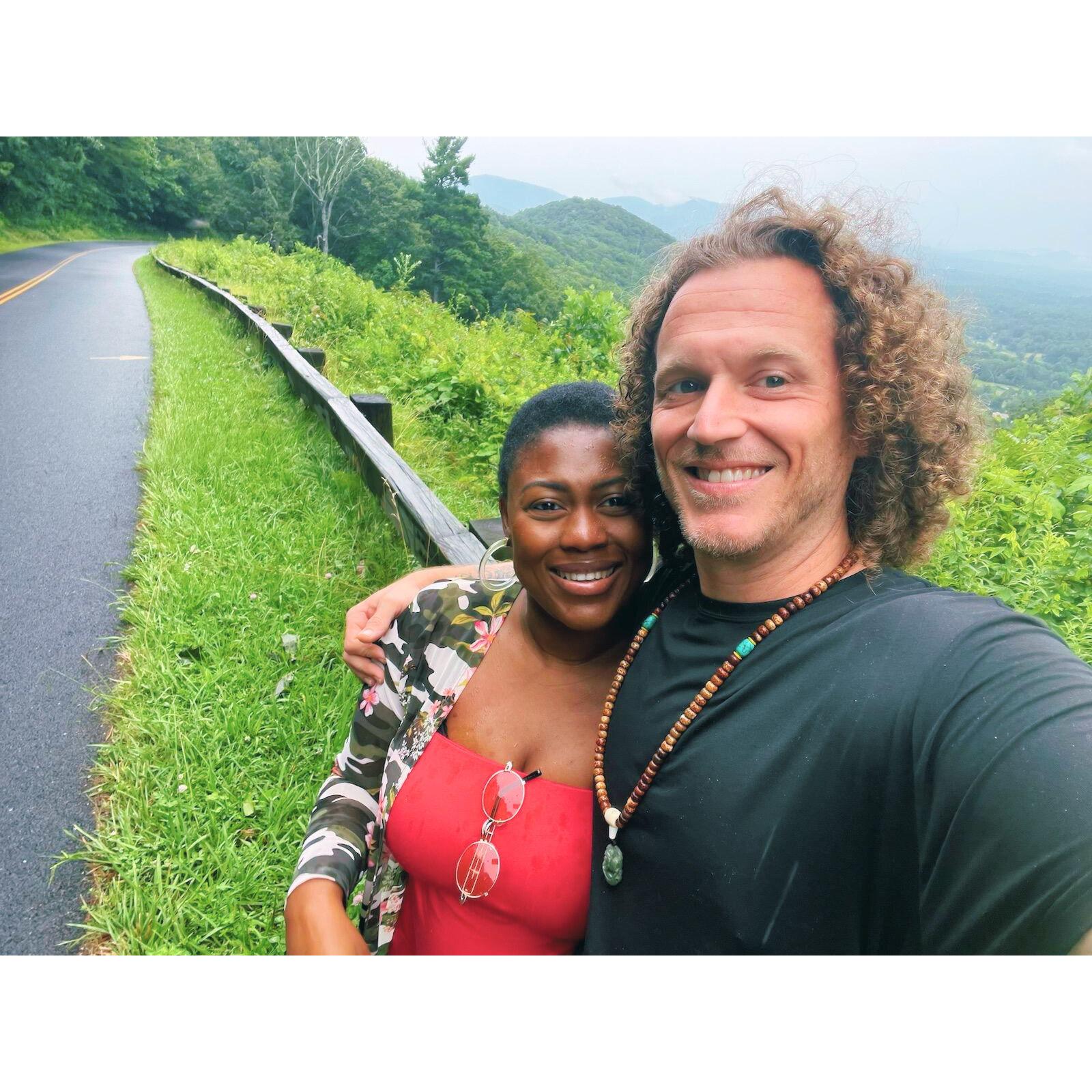 Spring 2023. We really love our vacay to Asheville. The Blue Ridge was so majestic.